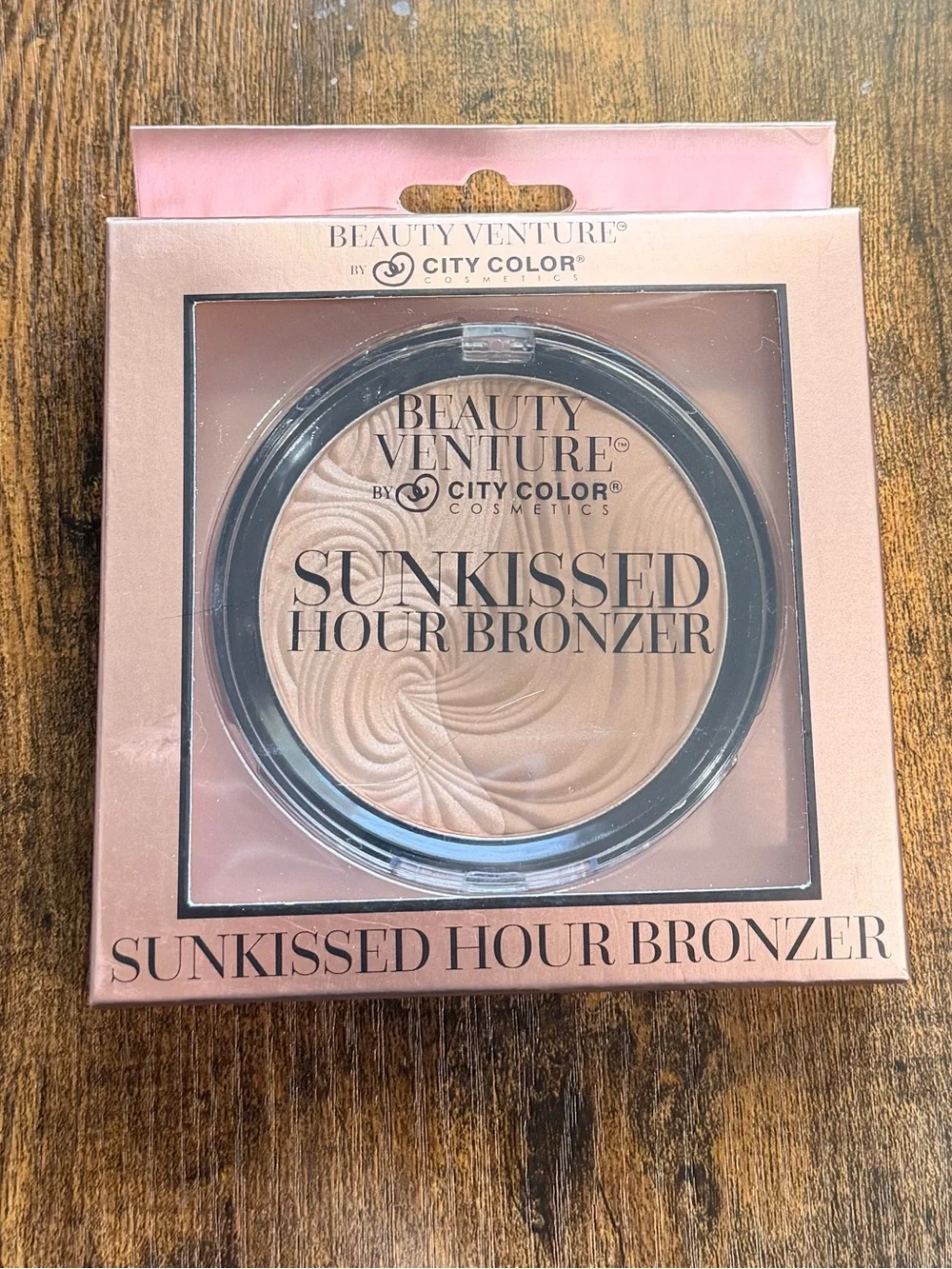 City Color Sun-kissed Bronzer/Highlighter Duo Pressed powder- Champagne Glow